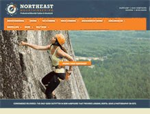 Tablet Screenshot of nemountaineering.com